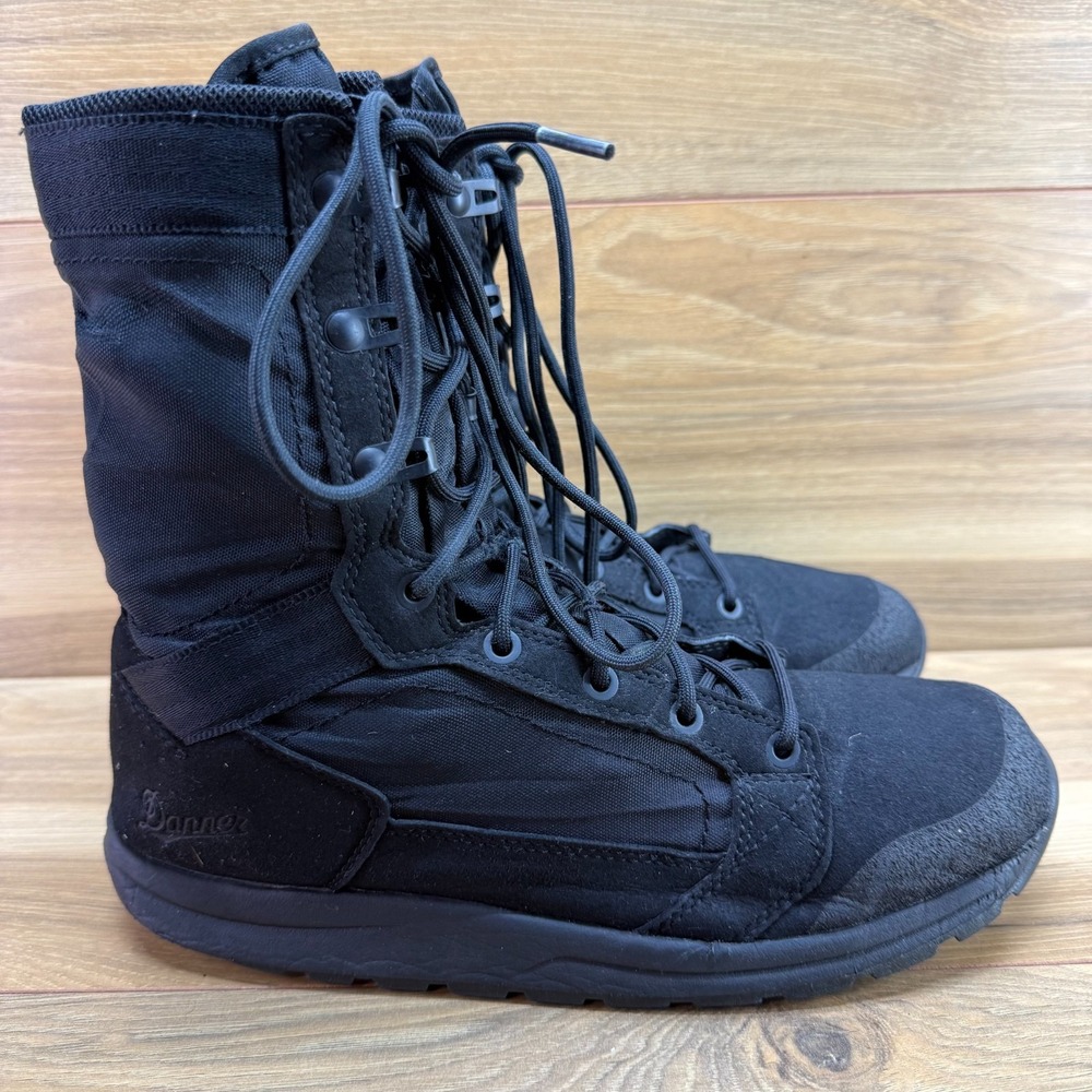 Danner Tachyon 8" Combat Boots Mens 9 D Tactical Military Outdoor Lace Up Black
